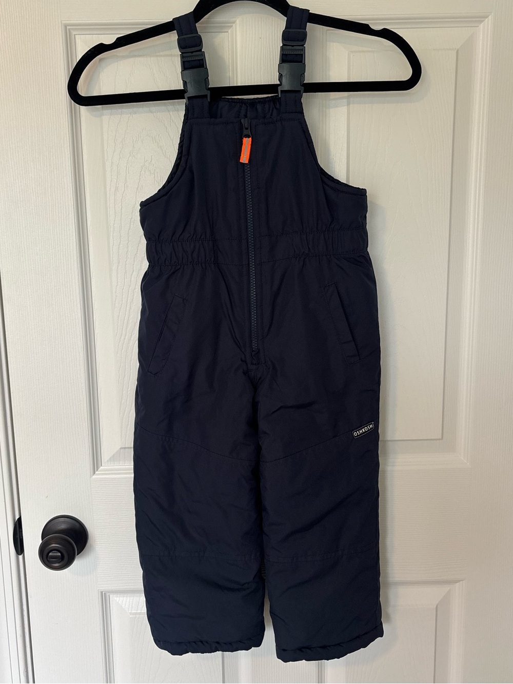 OshKosh B’gosh 4T Navy Insulated Snow Bib Overalls Ski Snow Pants